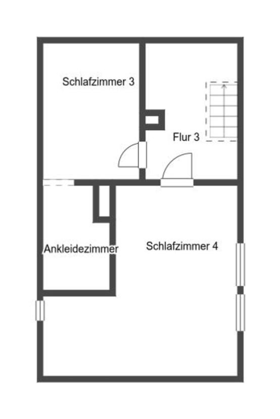 Grundriss Skizze 2. Etage