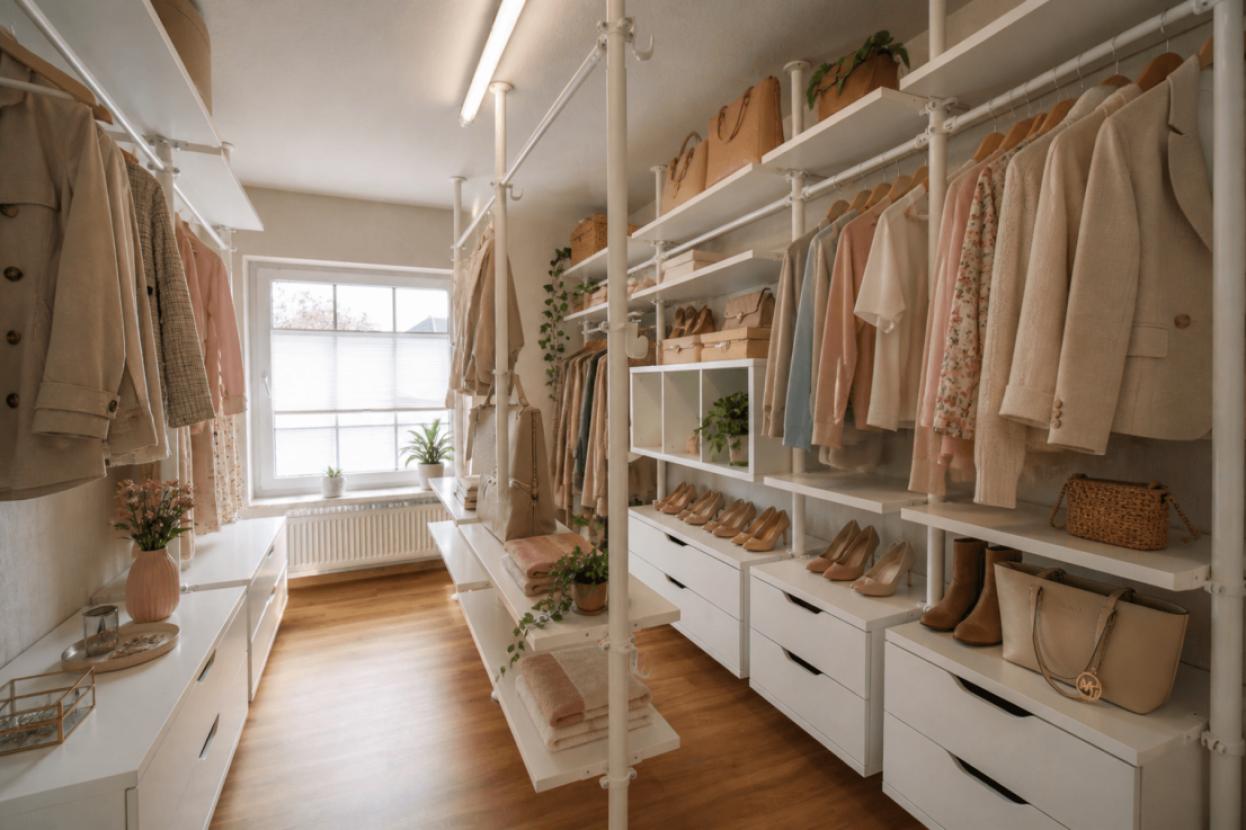 Ankleidezimmer KI-generiertes Beispielbild