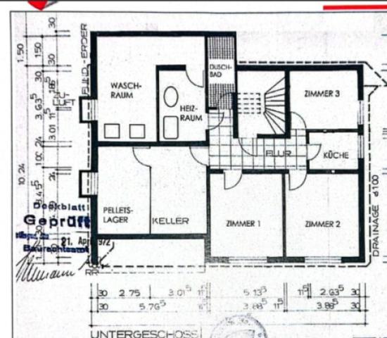 Grundriss UG