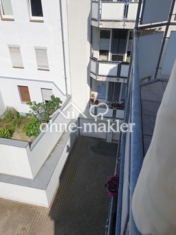 Garagenansicht vom Balkon