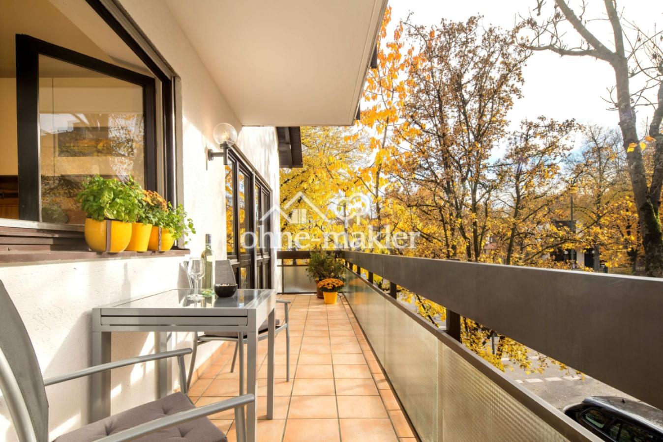 großer Südbalkon