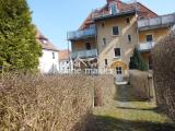 Blick vom Garten Richtung Haus