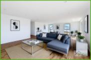 5 Plus Immo offener Wohn- Essbereich KI Home Staging