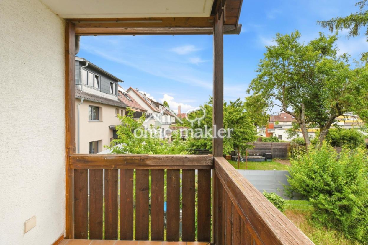 Freundlicher Südbalkon