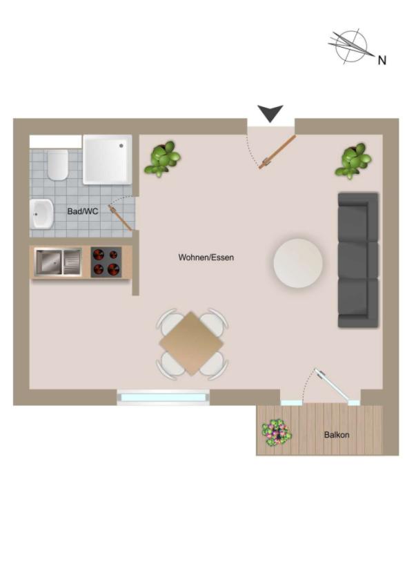 Grundriss WE04