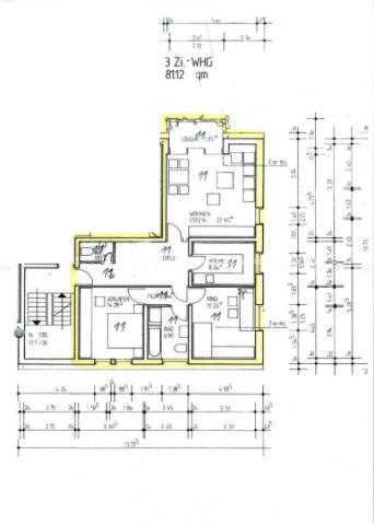 Wohnungsgrundriss