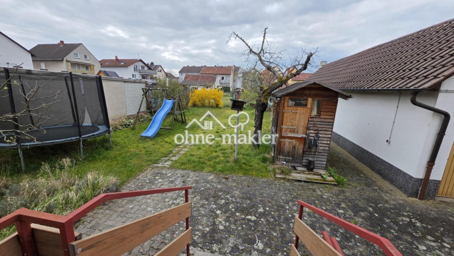 Garten, Blick von Terasse
