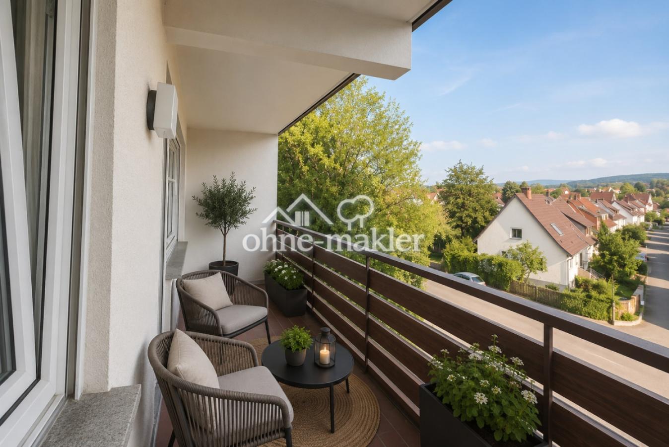 Wunderschöner Südbalkon