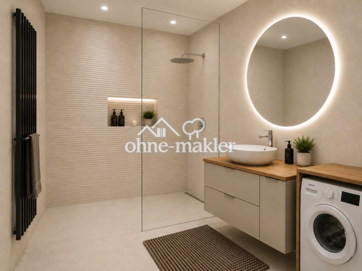 Modernisiertes Badezimmer