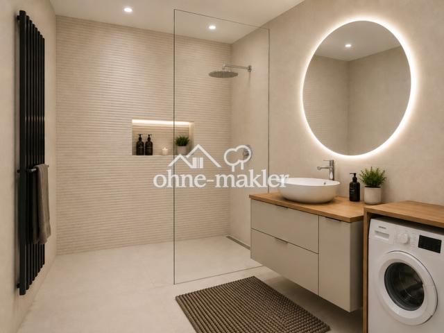 Modernisiertes Badezimmer