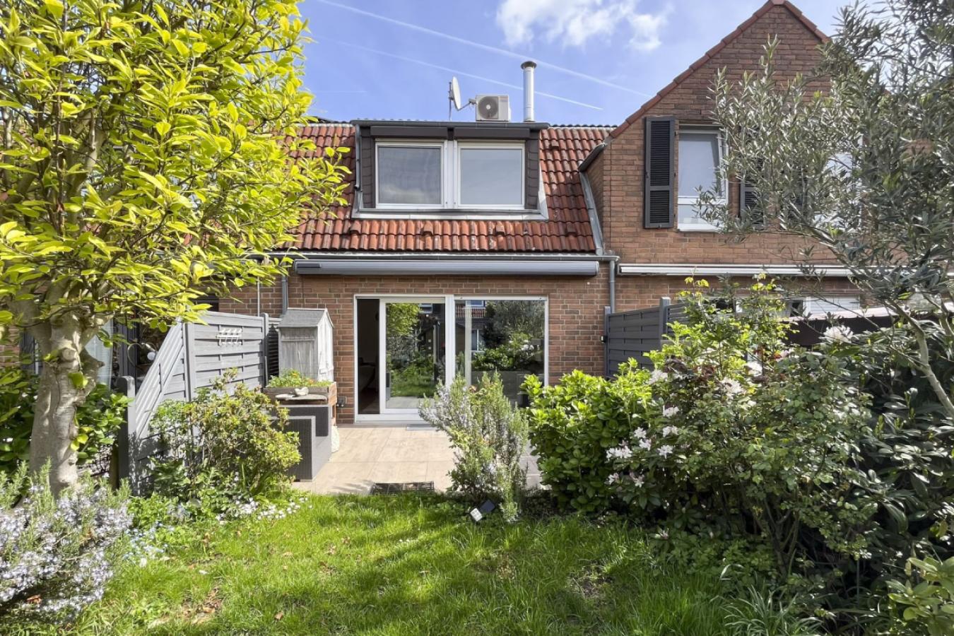 Rückansicht des Hauses