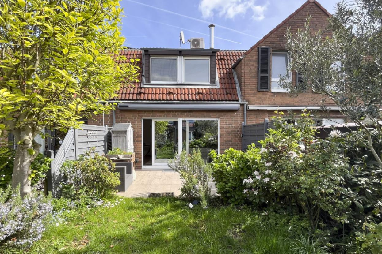 Rückansicht des Hauses