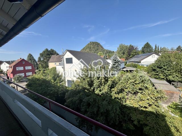 Blick vom Balkon zum Hohentwie