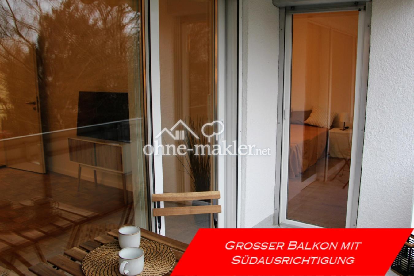 Großer Balkon