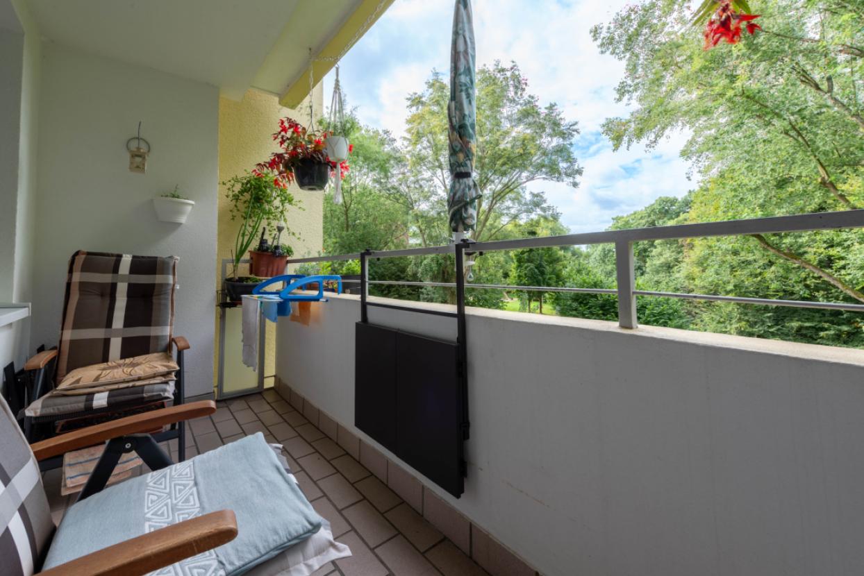 Gemütlicher Balkon