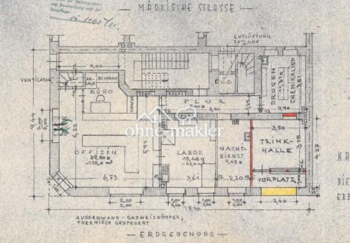 Grundriss (ehm. Trinkhalle)