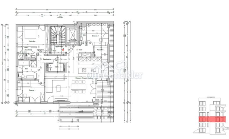 Grundriss und Lage der Wohnung