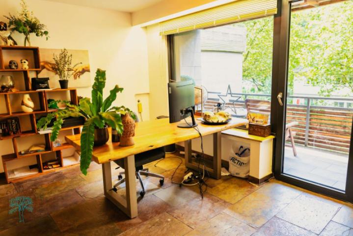 Arbeits- und Wohnzimmer