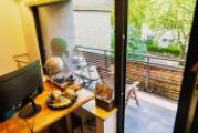 Balkon Arbeitszimmer