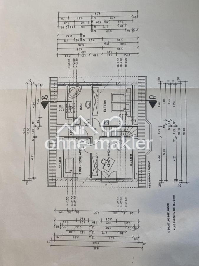 Grundriss Dachgeschoss
