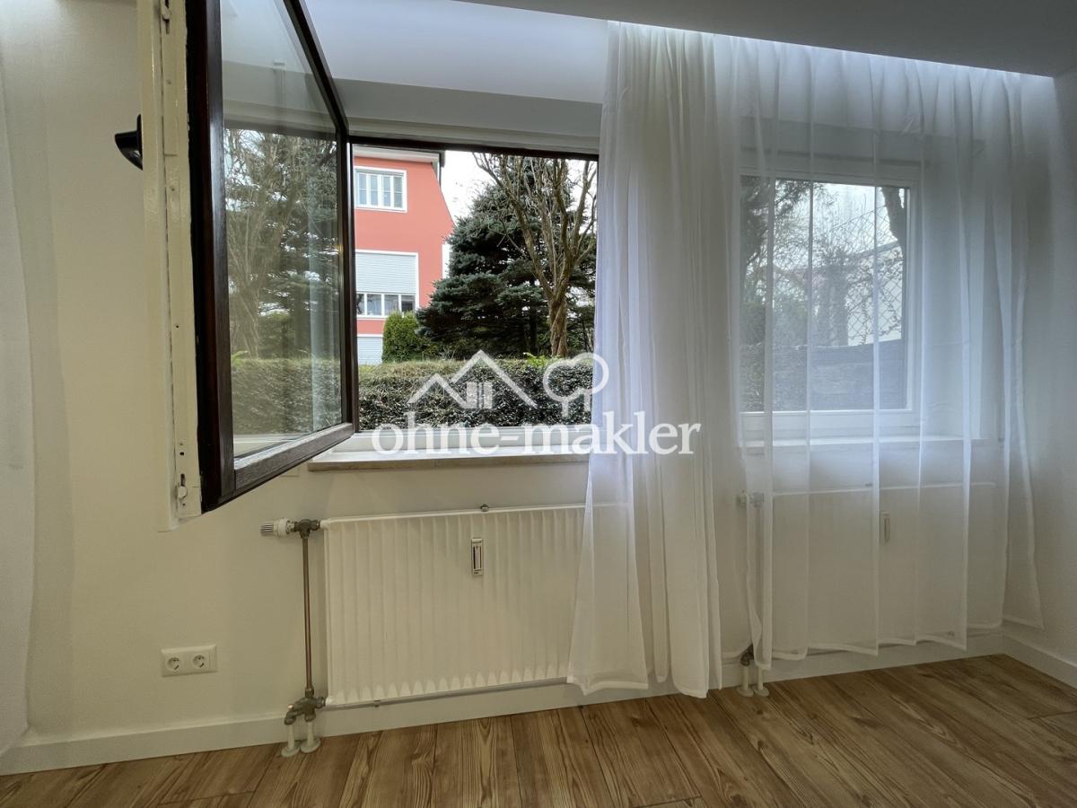 Blick aus dem Wohnzimmer