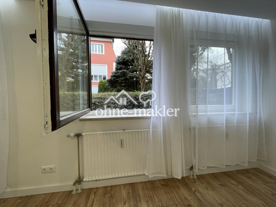 Blick aus dem Wohnzimmer
