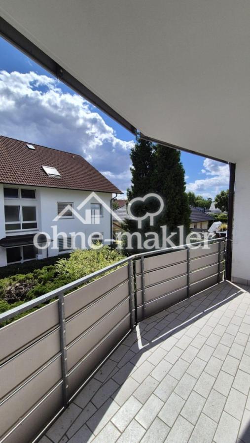 Blick vom Balkon