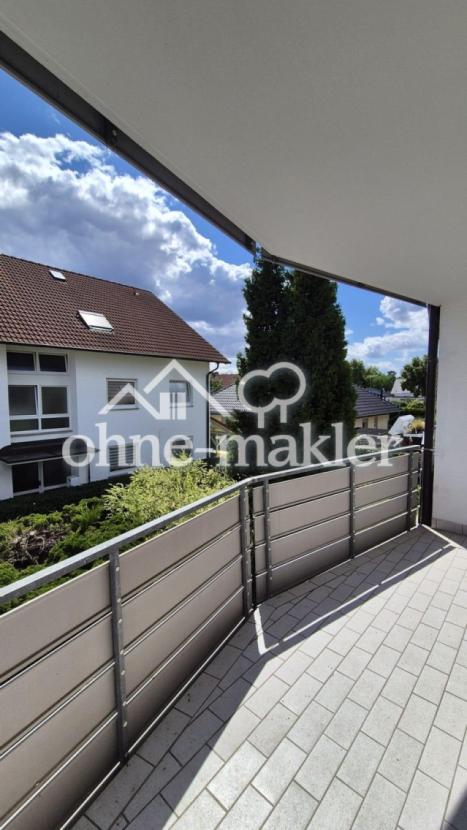 Blick vom Balkon