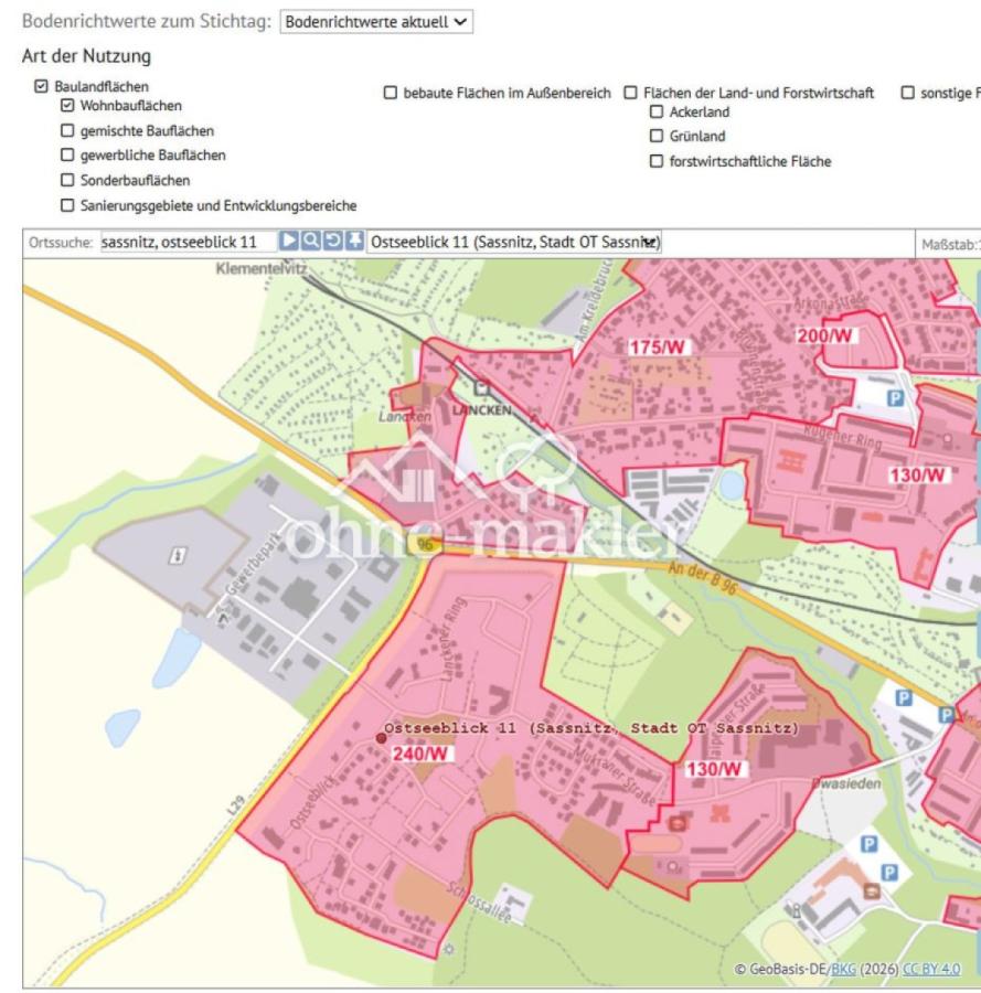 BODENRICHTWERT 240.- GeoInfo