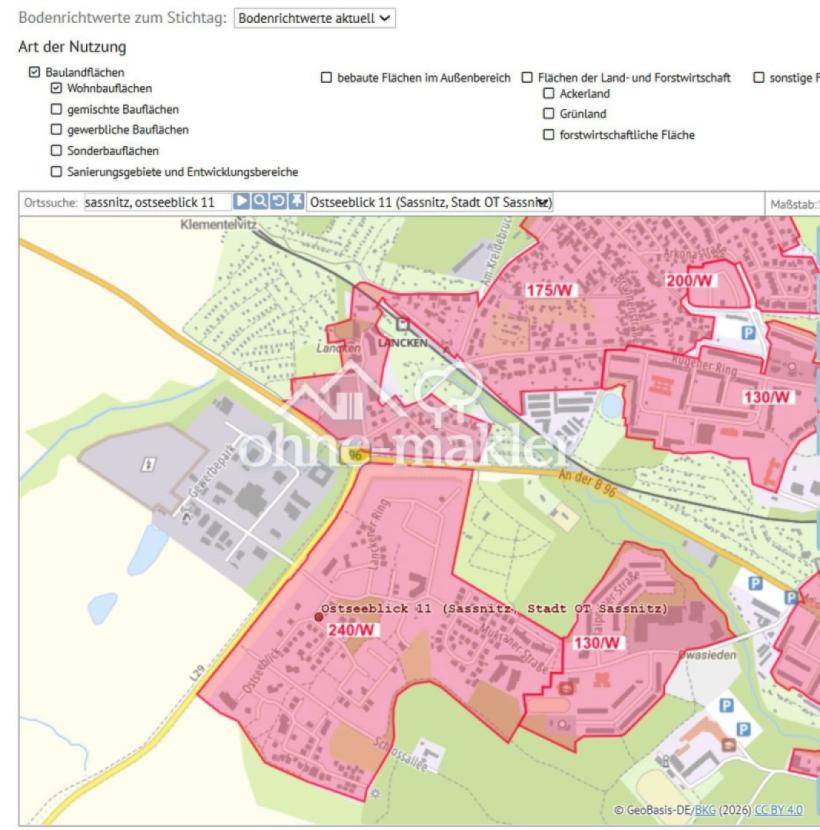BODENRICHTWERT 240.- GeoInfo