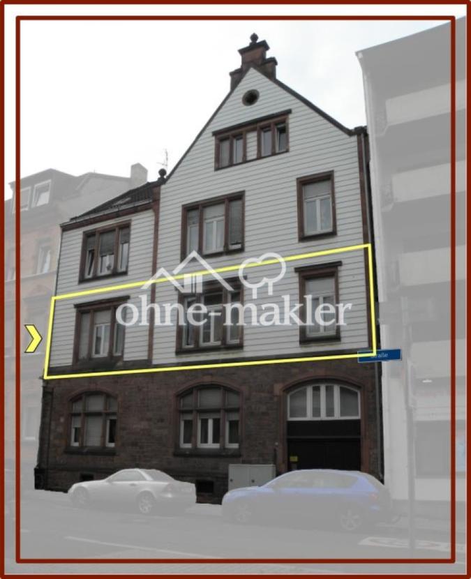 Blick von der Straße: 1. OG