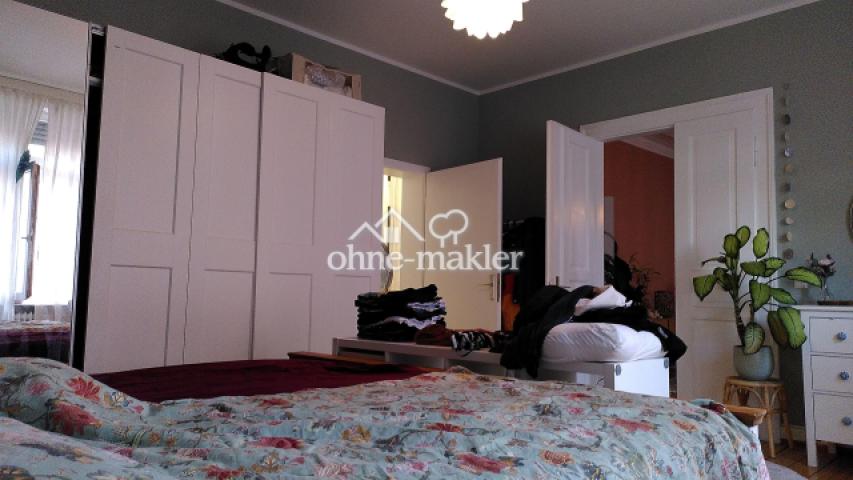 Schlafzimmer, Blick zurück