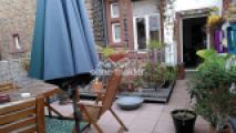Terrasse, Blick zum Haus