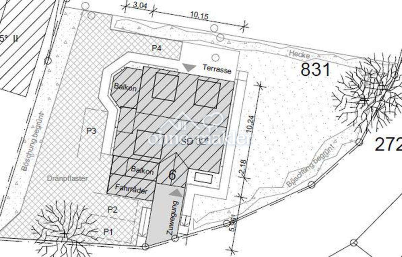 Lageplan Mehrfamilienhaus