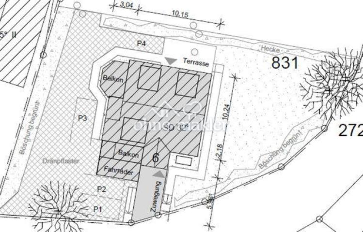 Lageplan Mehrfamilienhaus