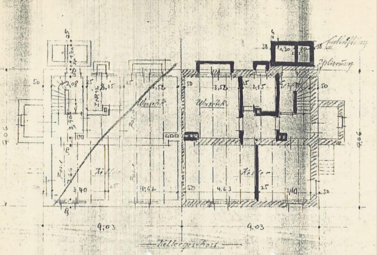 Grundriss Keller