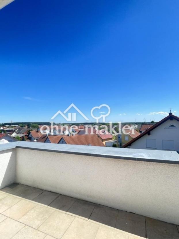 Ausblick vom Balkon