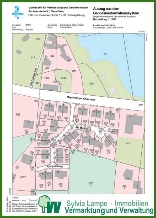 aktuelle Flurkarte
