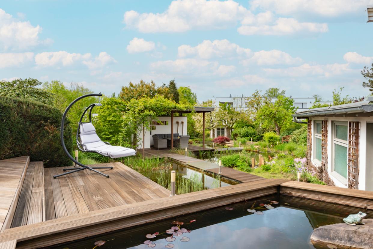 Gesamtansicht Gartenanlage