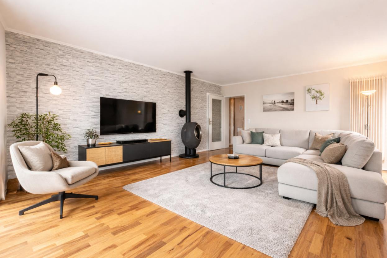 Einrichtungsbeispiel weitere Ansicht Wohnbereich Wohnzimmer 