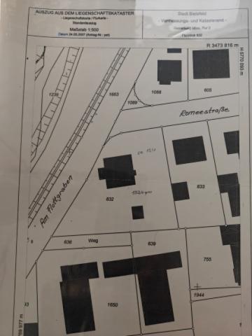 Amtlicher Lageplan