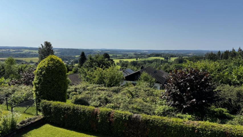 Ausblick und Garten