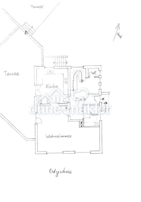 Skizze Grundriss EG