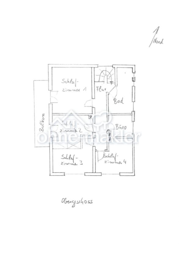Skizze Grundriss OG