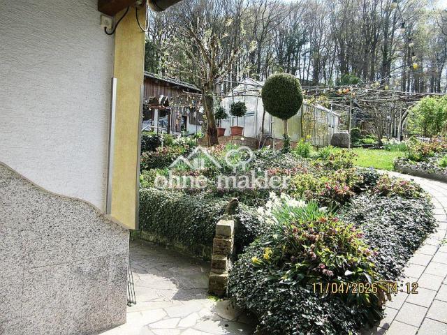 Blick zum Garten und Wald