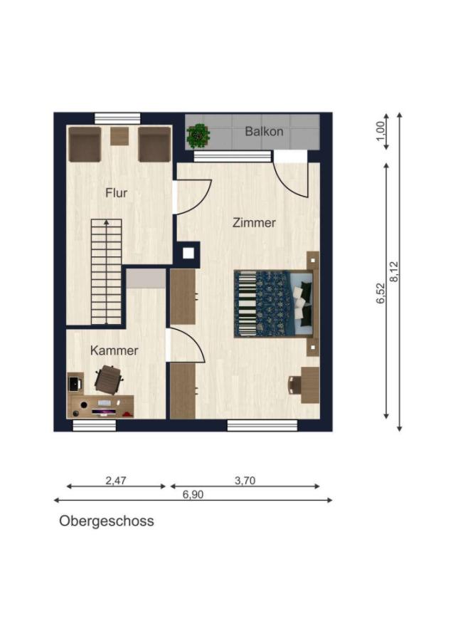 Grundrisse OG, Haus A