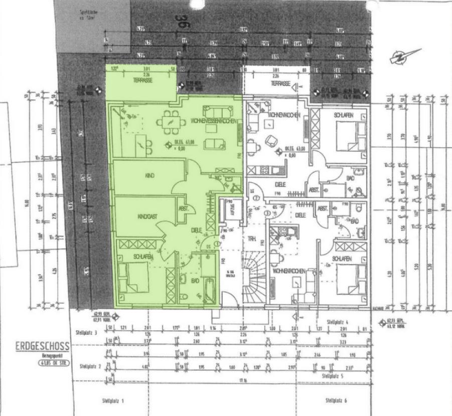 Grundriss Whg 1