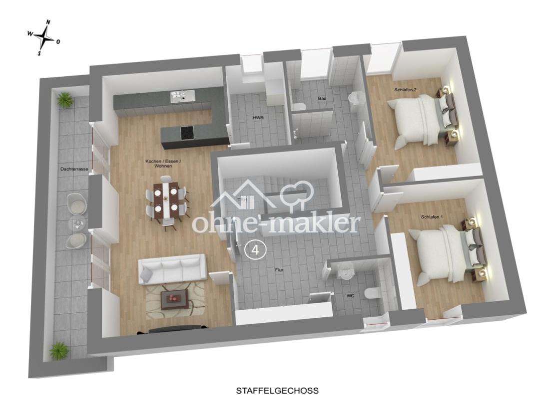 Grundriss Dachgeschoss