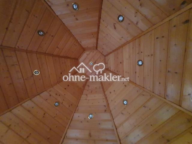 Schlafzimmer Decke im Turm