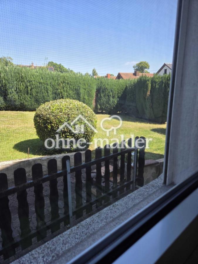 Ausblick Garten aus Küche EG